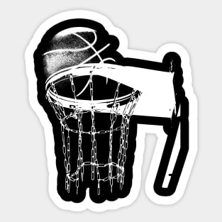 Basketball Hoop Rim Design Sticker